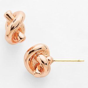 Kate Spade 'Sailors Knot' Rose Gold Stud Earrings